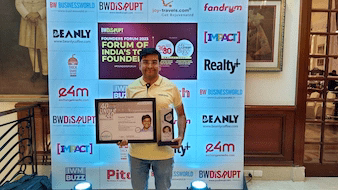 Mr. Gaurav Tripathi has been awarded the BW Disrupt 40 under 40