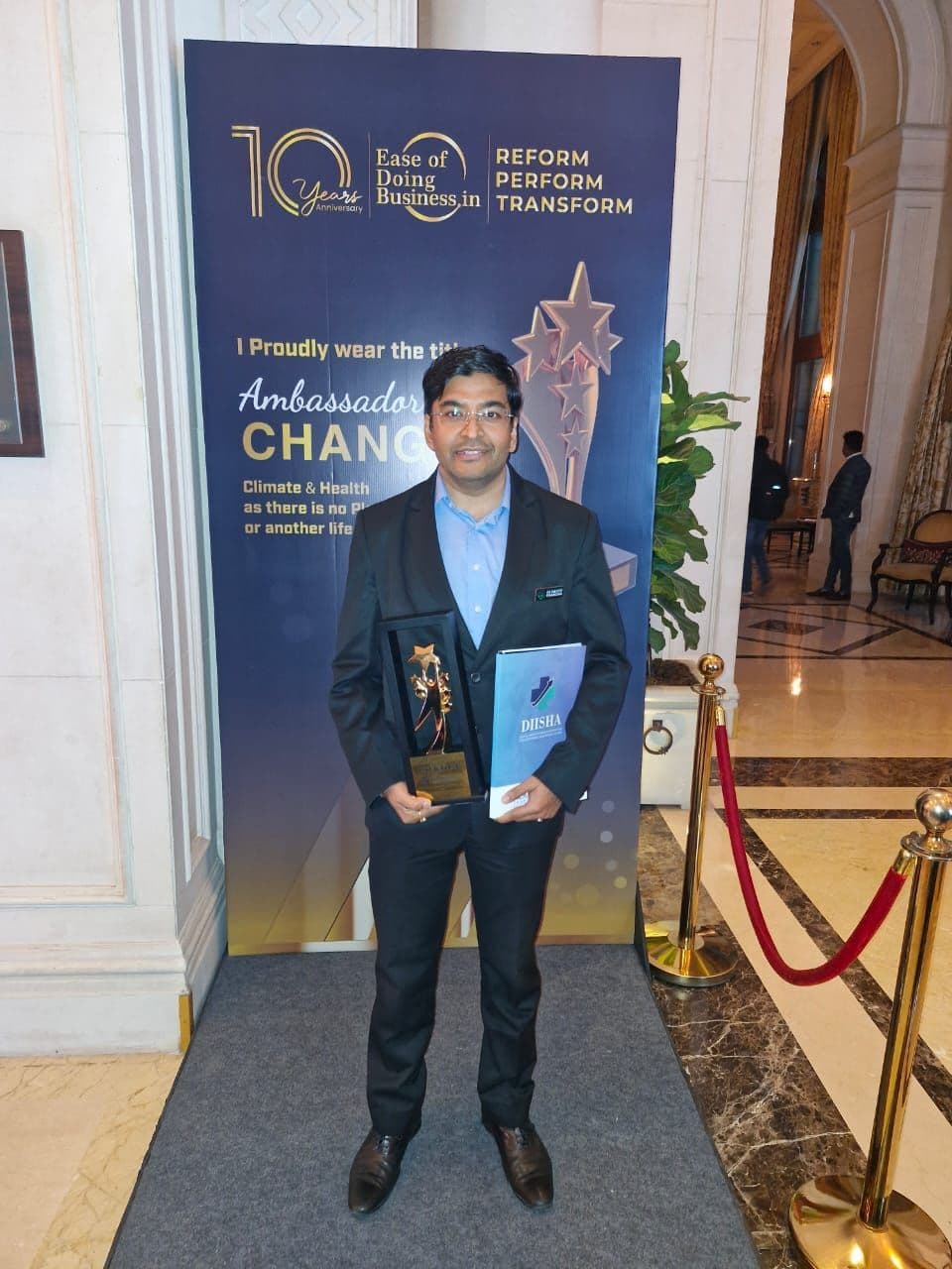 Mr. Gaurav Tripathi has been awarded as the "Ambassador of Change"